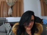 Love to suck and fuck with this furhooded down-jackets 2/16