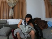 Love to suck and fuck with this furhooded down-jackets 5/16