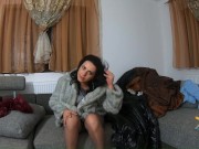 Love to suck and fuck with this furhooded down-jackets 7/16