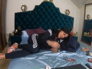 I wear an old smelly down-jacket... are you ready for me? 10/16