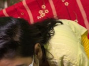 Desi Girl Gives Sloppy BJ – Wet & Wild Blowjob in Bed!
