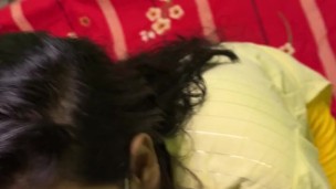 Desi Girl Gives Sloppy BJ – Wet & Wild Blowjob in Bed!