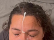 Couldn’t find Her Face Cream Untill She Squeezed It Out Of My Balls For A Facial 4/16