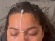 Couldn’t find Her Face Cream Untill She Squeezed It Out Of My Balls For A Facial 8/16