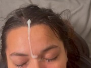 Couldn’t find Her Face Cream Untill She Squeezed It Out Of My Balls For A Facial 9/16