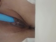 Watch me tease my soaking wet pussy til I cum 12/16