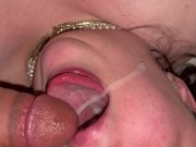 Cum shot on face 12/16