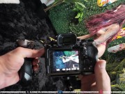 Hot Babe Fucks TikTok Photographers Huge Cock Street Photo Shoot Big Cumshots and Piss - Luna Legend 7/16