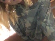 Sexy blonde hotwife milf in cowboy boots has loud orgasm 11/16