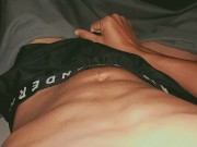 POV Hot Guy Stroking His Big Cock in Tight Gymwear with Loud Moaning Until Huge Cumshot Explodes 2/16