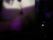 Hot Asian Big Tits Slut give me a tit job in my car 7/16