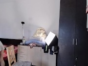 Amateur wife dancing naked around the house, hairy pussy, big ass. 10/16