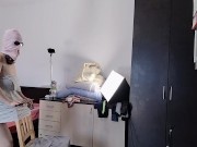 Amateur wife dancing naked around the house, hairy pussy, big ass. 8/16