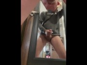Looking Up at a Moaning Big Cock Cowboy Blowing Hot Cum All Over You – POV Mirror Cumshot 13/16