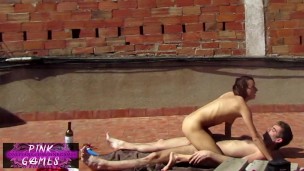 Spontaneous Outdoor Sex — Real Couple in Action