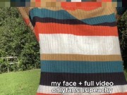 Naughty Slut Slowly Undresses In The Garden And Shows Off Her Wet Body Naked 5/16