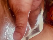 Dutch golden shower  Ze pist in haar slipje, zo over mijn grote lul 12/16