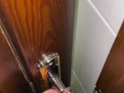 The guy was jerking off in the toilet of the establishment, the girl saw and decided to help 5/16