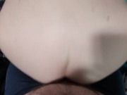 Fuckmeat cums from having her backdoor used