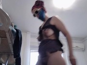 Sexy wife does housework naked. 1/16