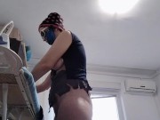 Sexy wife does housework naked. 13/16