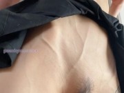 Showing off my big clit pussy and rubbing my sensitive nipples until I get dripping wet! 14/16