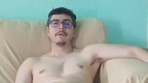 Handsome white latino big dick big cum