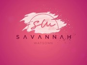 Amateur couple fucking on the balcony - Big squirt - Cum in mouth - Savannah Watson