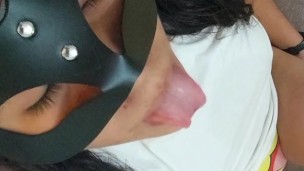 IF YOU KEEP PUTTING YOUR DICK IN MY FACE I'LL HAVE NO CHOICE BUT TO GIVE YOU A BLOWJOB.