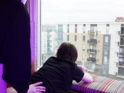 Femboy suck & fuck by the hotel window 11/16