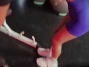 Real Amateur Fuck with my Slutty Stepsister at the Gym 2/16