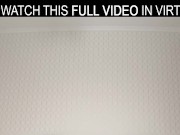 Beautiful brunette Alice Lee moans and has great fun with a big dildo in VR. 4/16