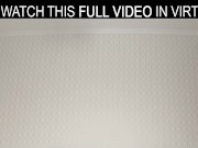 Beautiful brunette Alice Lee moans and has great fun with a big dildo in VR. 5/16