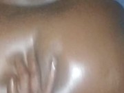 BIG SOFT CHOCOLATE CHEEKS GETS OILED UP BEFORE GORILLA P BEATS!!!!!!!!!!!!! 10/16