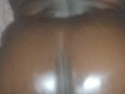 BIG SOFT CHOCOLATE CHEEKS GETS OILED UP BEFORE GORILLA P BEATS!!!!!!!!!!!!! 2/16