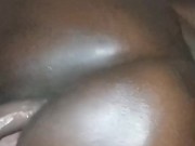 BIG SOFT CHOCOLATE CHEEKS GETS OILED UP BEFORE GORILLA P BEATS!!!!!!!!!!!!! 6/16