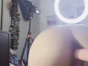 Alaska tries out her fuck machine for first time 4/16