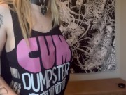 “I’m your cum dumpster” JOI with your cumslut 6/16