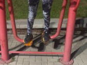 Ejercitación en plaza pública 13/16