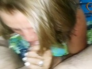 After a good blowjob I fuck her doggy style as she likes