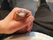 Segretaria fa la troia in ufficio, segando il capo e il telefono squilla 16/16