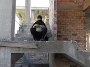 arab wife outdoor sex with German expat in Dubai امرأة سورية تزني مع رجل ألماني 1/16