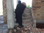 arab wife outdoor sex with German expat in Dubai امرأة سورية تزني مع رجل ألماني 14/16