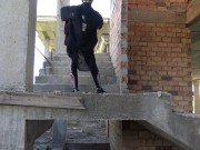 arab wife outdoor sex with German expat in Dubai امرأة سورية تزني مع رجل ألماني 3/16