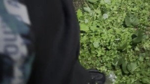 Risky masturbation in the forest at night - Lesbian_illusion