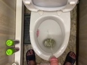 Morning long pissing in the toilet POV 6/16