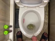 Morning long pissing in the toilet POV 8/16