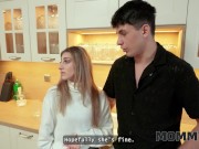 MOMMY4K. Mature brunette got so horny and fucked young dude at their first meeting 1/16