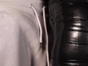 Cute Blond Girl makes herself ready in Latex Dress 12/16