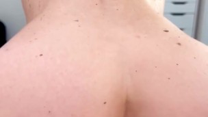 Hot hairy mature MILF reverse cowgirl